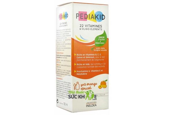 PediaKid 22 vitamines chính hãng của Pháp mẫu mới