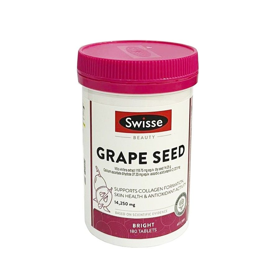 Tinh chất hạt nho bổ sung collagen Swisse Grape Seed