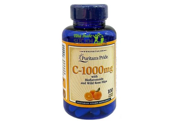 Vitamin C Puritan's Pride Vitamin C-1000 mg dạng viên nén (mẫu mới)