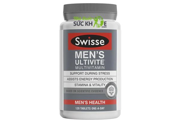 Vitamin tổng hợp cho nam Swisse Men’s Ultivite Multivitamin Úc (120 viên)