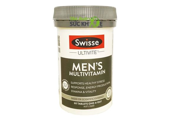 Vitamin tổng hợp cho nam Swisse Men’s Ultivite Multivitamin Úc (60 viên) mẫu cũ