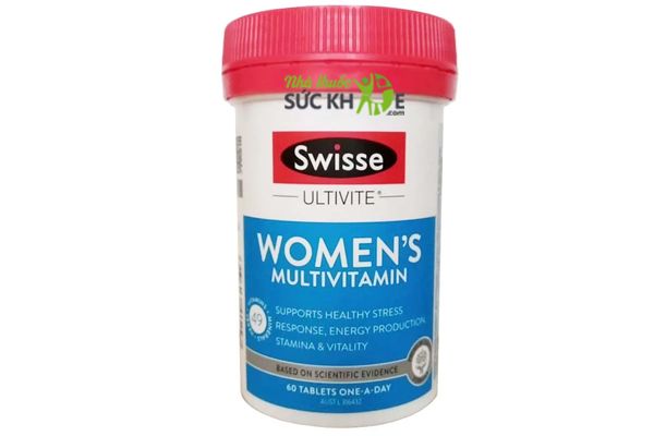 Vitamin tổng hợp cho nữ Swisse Women's Ultivite Úc 60 viên mẫu cũ
