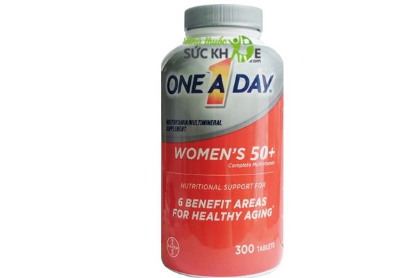 Vitamin tổng hợp One A Day For Women 50+ hộp 300 viên (mẫu mới)