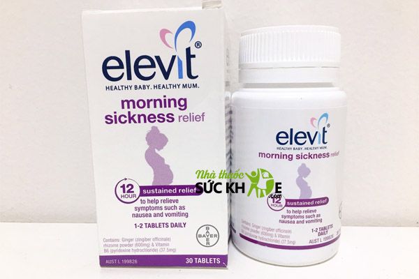 Viên giảm ốm nghén Elevit Morning Sickness an toàn cho thai phụ, được nhiều người tin tưởng sử dụng