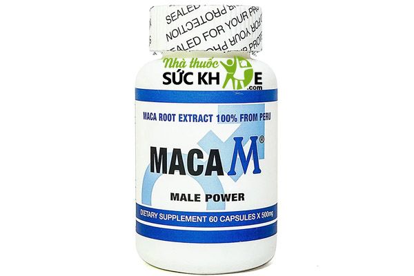 Viên uống Maca M Male Power hỗ trợ tăng cường sinh lý nam hàng chuẩn Mỹ
