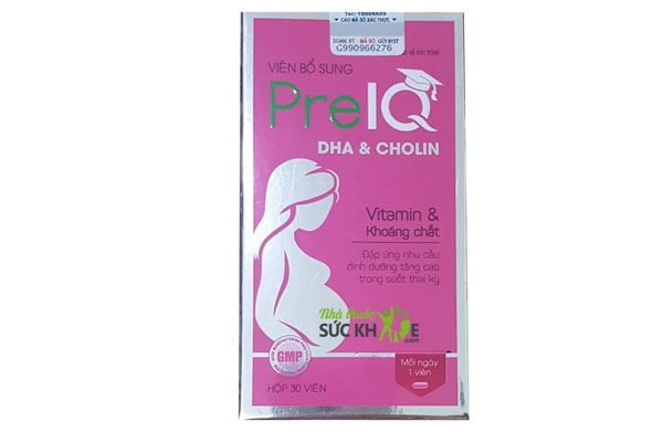 PreIQ giúp bổ sung vitamin, khoáng chất cho bà bầu
