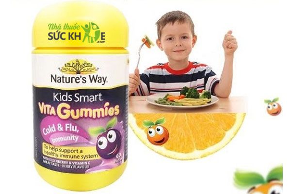 Review Kẹo dẻo Nature's Way Vita Gummies Cold and Flu