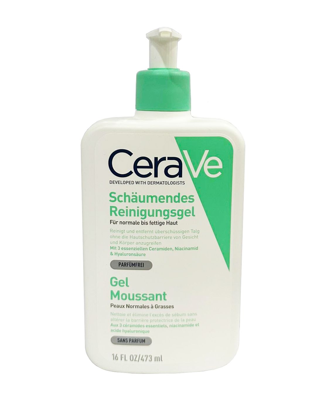 Sữa rửa mặt CeraVe Foaming Facial Cleanser loại 473ml (bản Đức)