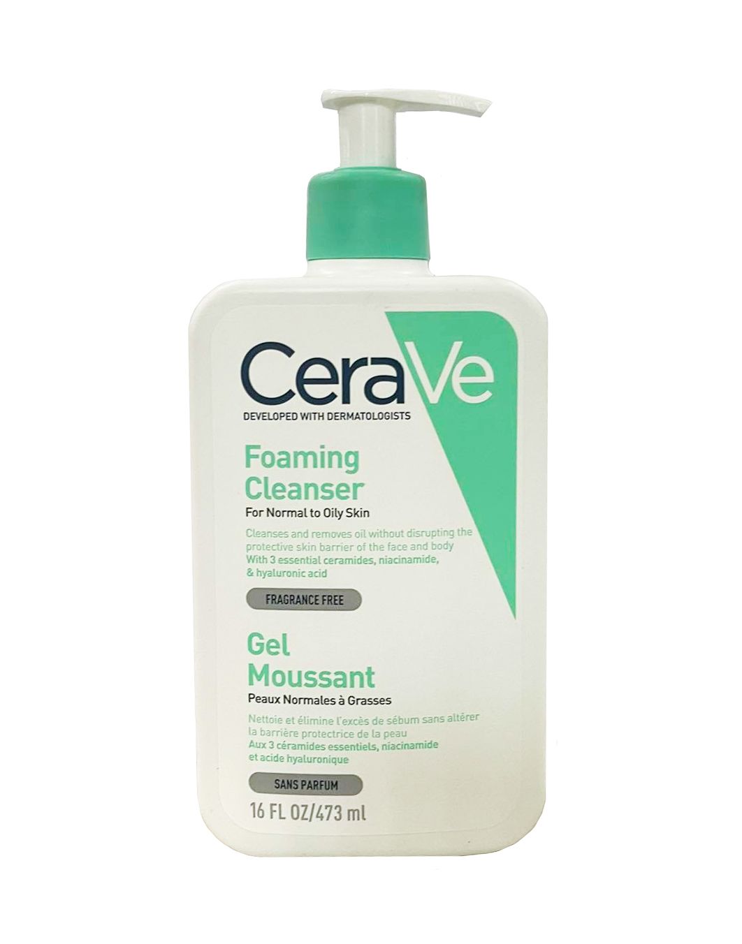 Sữa rửa mặt CeraVe Foaming Facial Cleanser loại 473ml (bản Pháp)