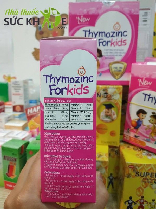 Đối tượng sử dụng Thymozinc for kids 