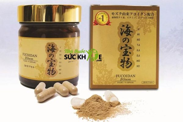 Viên uống Fucoidan Umino Takaramono hỗ trợ tăng cường sức khỏe