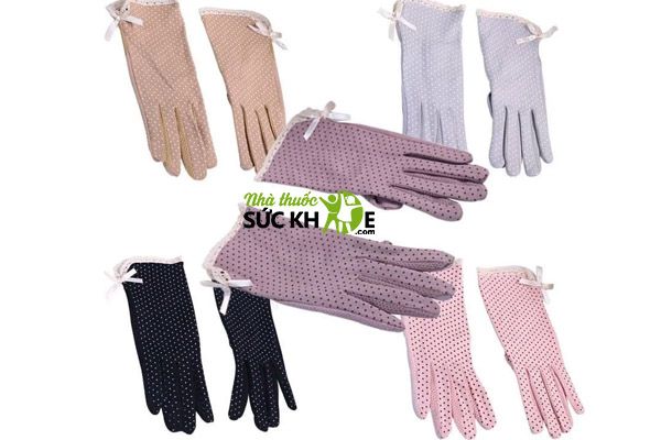 Găng tay chống tia UV Nhật Bản được thiết kế với nhiều màu sắc thời trang cho bạn chọn