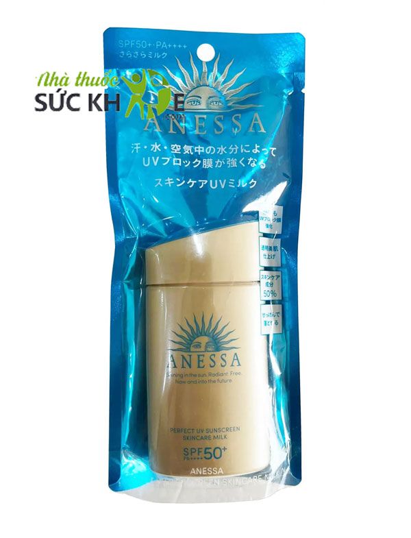 Kem chống nắng Anessa Shiseido (vàng đậm) mẫu mới