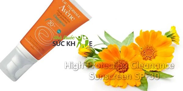 Kem chống nắng Avene High Protection Cleanance Sunscreen SPF 30 có tốt không