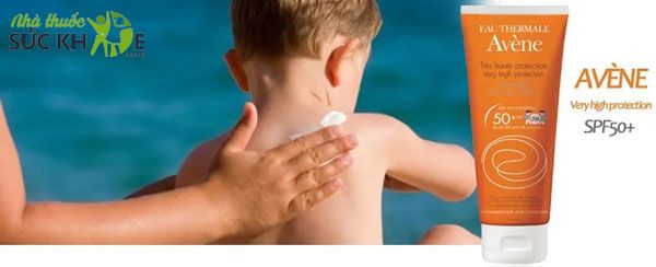 Ưu điểm nổi bật của kem chống nắng Avene Very High Protection Lotion for Children 50+