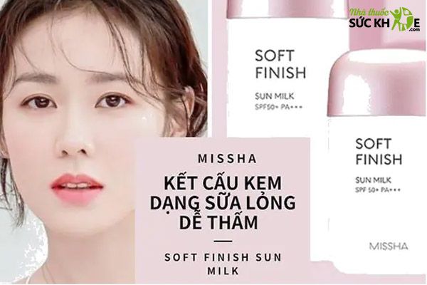 Kem chống nắng Missha Soft Finish SPF 50+