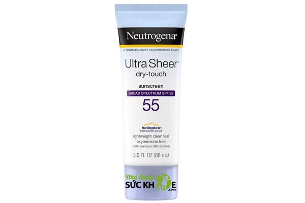 Kem chống nắng Ultra Sheer Dry touch Neutrogena Broad Spectrum SPF 55 (mẫu mới)