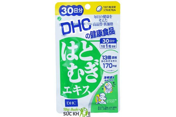 Viên uống Coix Extract DHC 30 viên dùng trong 30 ngày