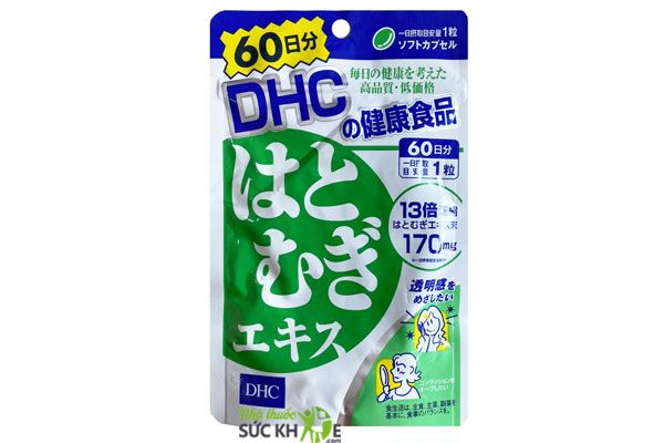 Viên uống Coix Extract DHC 30 viên dùng trong 60 ngày
