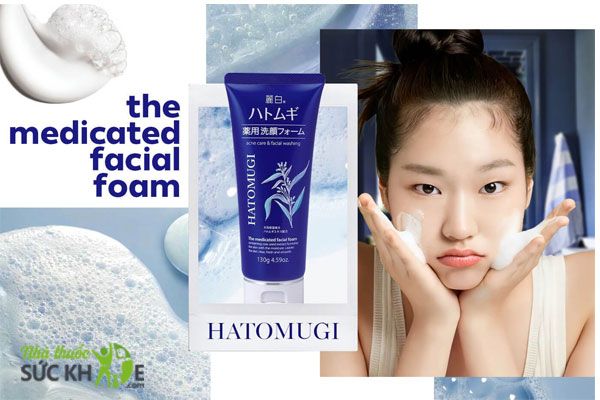Ưu điểm của sữa rửa mặt Hatomugi The Medicated Facial Foam
