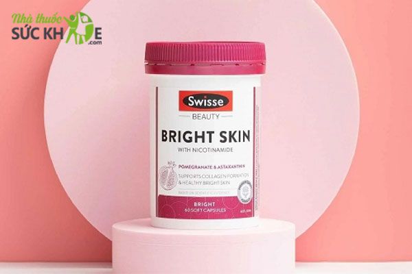 Viên uống Swisse Beauty Bright Skin hỗ trợ trắng da cho cả nam và nữ
