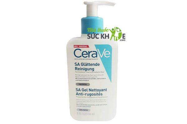 Sữa rửa mặt cho da thường Cerave Renewing SA Cleanser mẫu mới