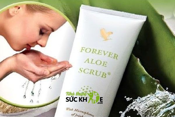 Sữa rửa mặt Forever Aloe Scrub làm sạch da, tẩy các bào chết tự nhiên, bụi bẩn và chất nhờn cho mặt và cơ thể