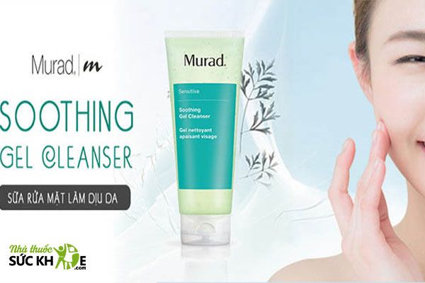 Sữa rửa mặt cho da nhạy cảm Murad Soothing Gel Cleanser