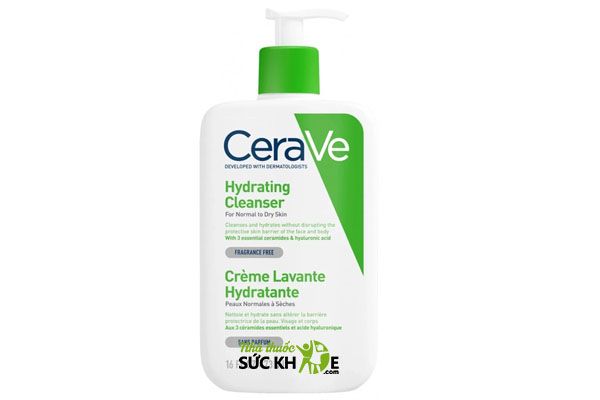 Sữa Rửa Mặt CeraVe Hydrating Cleanser 473ml (bản cho thị trường Pháp)