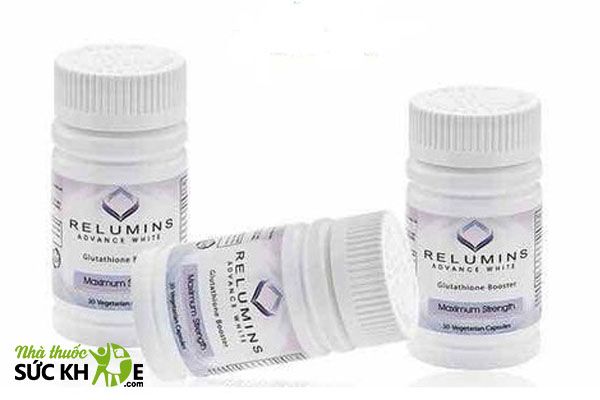 Viên hỗ trợ trắng da relumins Glutathione Booster - Max Strength