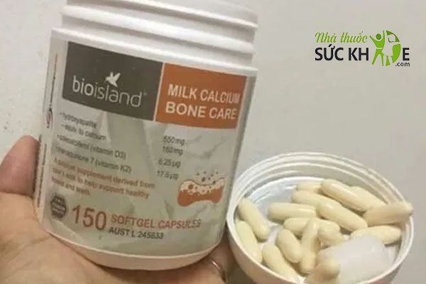Canxi sữa Bio Island bổ sung Canxi dạng sữa cho người từ 12 tuổi trở lên