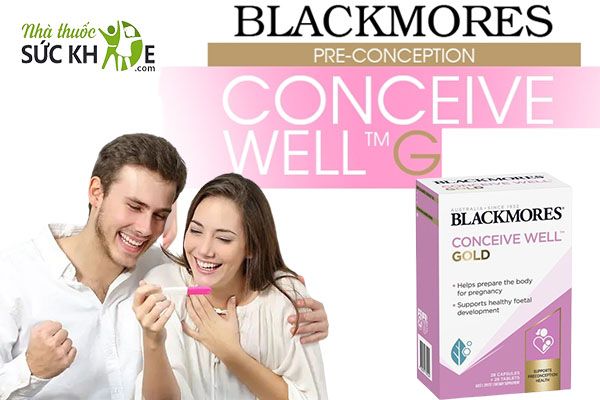 Sử dụng Blackmores Conceive Well Gold cho phụ nữ đang có kế hoạch mang thai