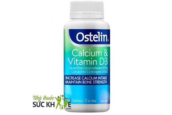 Vitamin D & Calcium Ostelin của Úc hộp 130 viên