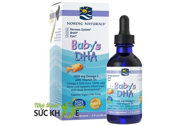 Baby's DHA bổ sung Omega 3, Vitamin D3 (mẫu cũ)