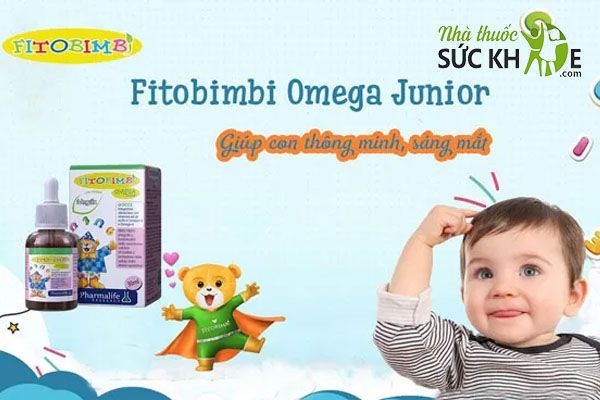 Siro Fitobimbi Omega Junior hỗ trợ trẻ phát triển trí não, thị lực