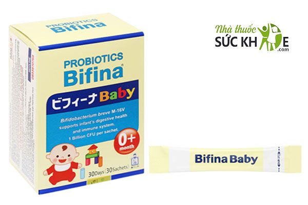 Bifina Baby đóng gói cho mỗi lần dùng