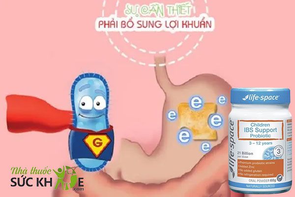 Men vi sinh Úc Probiotic Powder for Children cung cấp tới 10 tỷ lợi khuẩn/ mỗi gram