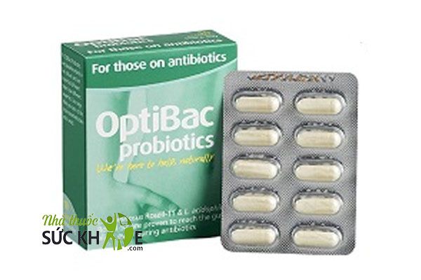 Sử dụng Optibac cho bé uống kháng sinh liên tục trong 10 ngày