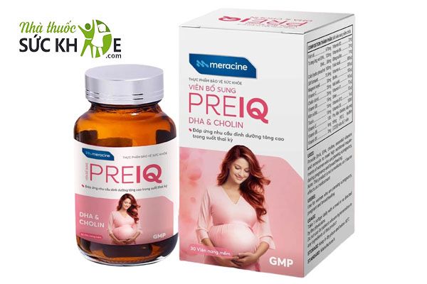 PreIQ giúp bổ sung vitamin, khoáng chất cho bà bầu mẫu mới