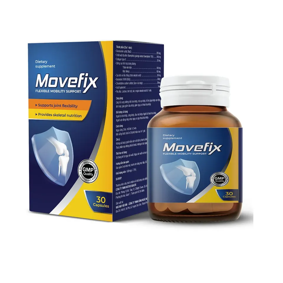 Viên uống Movefix chứa thành phần lành tính với người dùng