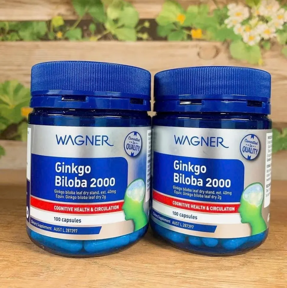 Ginkgo Biloba 2000 Wagner bào chế dạng viên uống tiện dụng