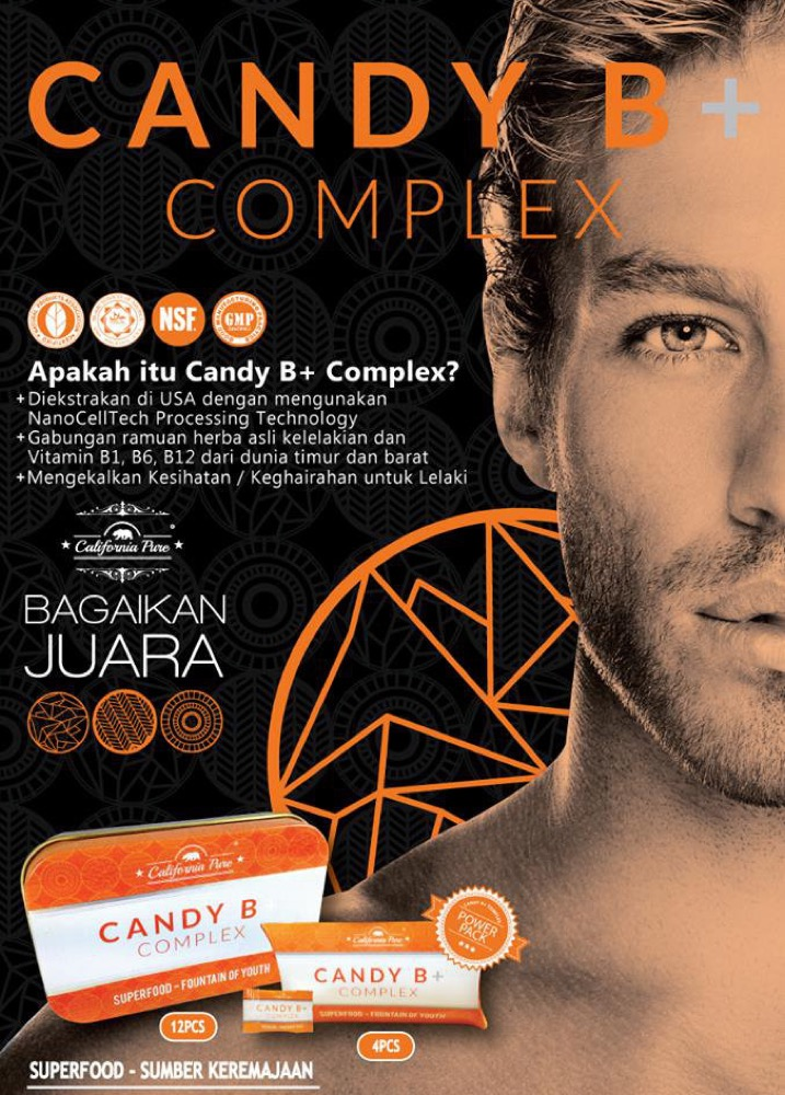 Candy B Complex chứa thành phần chiết xuất từ thiên nhiên