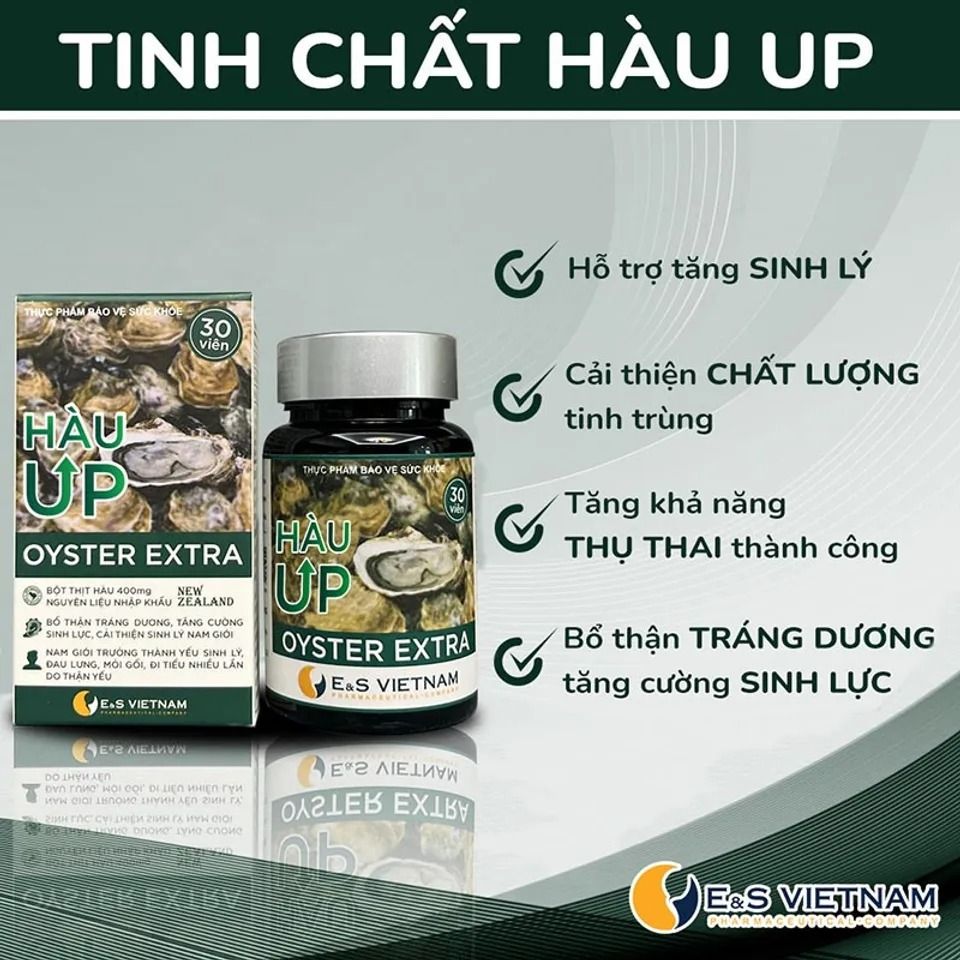 Hàu UP Oyster Extra hỗ trợ sinh lực và sinh lý nam