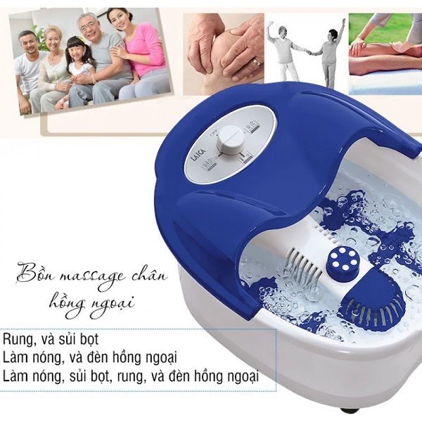 bồn ngâm chân massage hồng ngoại Laica PC1301