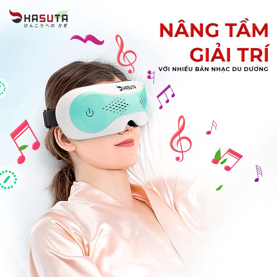 Máy massage mắt HME-120 có loa Bluetooth