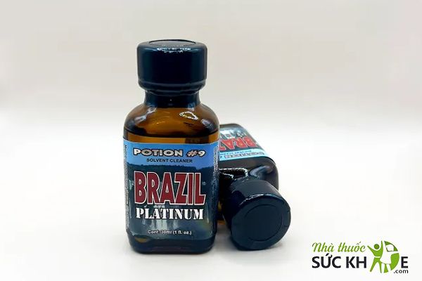 Hít mỗi bên mũi 1 hơi Brazil Platinum Poppers