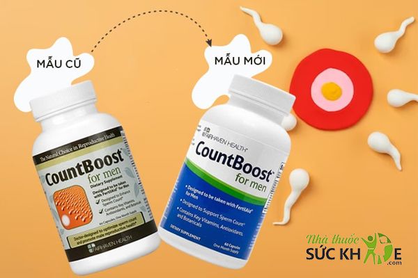 Viên uống CountBoost for Men đến từ thương hiệu Fairhaven Health uy tín