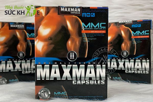 Viên uống hỗ trợ tăng cường sinh lý nam Maxman hiệu quả trong 24 giờ