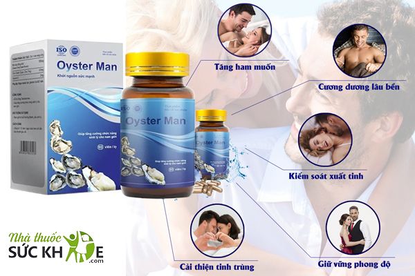 Viên uống Oyster Man hỗ trợ tăng cường sinh lực nam giới