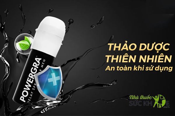 Powergra Delay Spray chiết xuất từ thiên nhiên